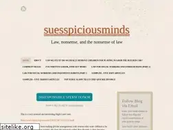 Sites similar to suesspiciousminds.com
