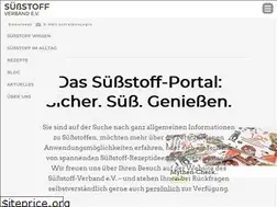 Sites similar to suessstoff-verband.info