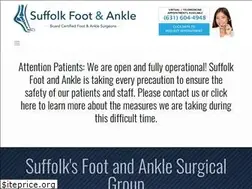 Sites similar to suffolkfootandankle.com