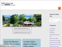 Sites similar to sufilyrics.live