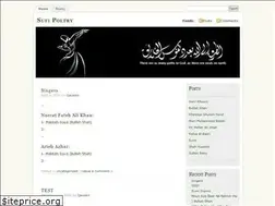 Sites similar to sufipoetry.wordpress.com