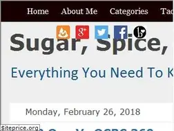 Sites similar to sugaspiceeverythingnice.blogspot.com