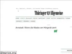 Sites similar to suhl.thueringer-allgemeine.de