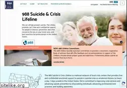 Sites similar to suicidepreventionlifeline.org