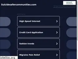Sites similar to suicidesafercommunities.com