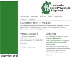 Sites similar to suizidpraevention.de