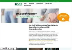 Sites similar to suizidprophylaxe.de