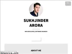 Sites similar to sukhjinderarora.com