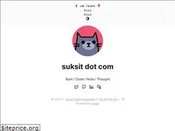 Sites similar to suksit.com