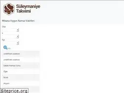 Sites similar to suleymaniyetakvimi.com