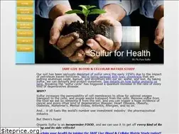 Sites similar to sulfurforhealth.com