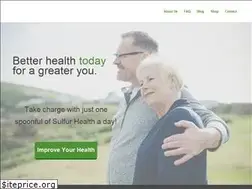 Sites similar to sulfurhealth.com