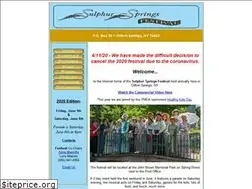 Sites similar to sulphurspringsfestival.com