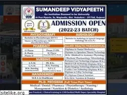 Sites similar to sumandeepvidyapeethdu.edu.in