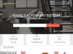 Sites similar to sumanikaina.lt