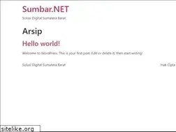 Sites similar to sumbar.net