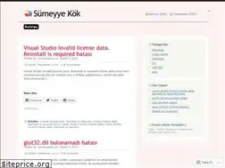 Sites similar to sumeyyekok.wordpress.com