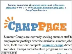 Sites similar to summercampstaff.com