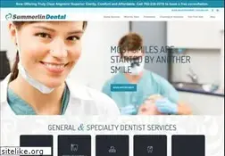 Sites similar to summerlindental.net