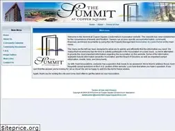 Sites similar to summitatcoppersquarehoa.com