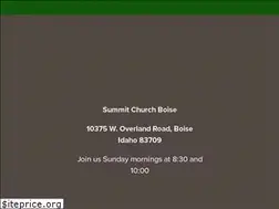 Sites similar to summitchurchboise.org