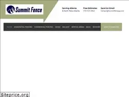 Sites similar to summitfencega.com