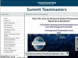 Sites similar to summittoastmasters.com
