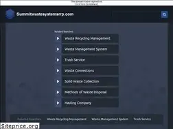 Sites similar to summitwastesystemsrrp.com