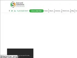 Sites similar to sumsubstance.com.au