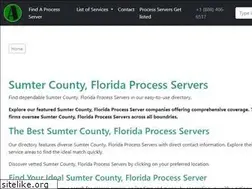 Sites similar to sumtercountyprocessserver.com