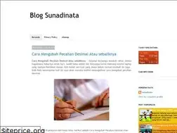 Sites similar to sunadinata.blogspot.com