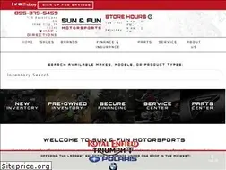 Sites similar to sunandfunmotorsports.com