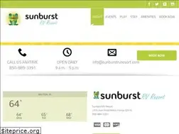 Sites similar to sunburstrvresort.com