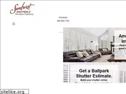Sites similar to sunburstshuttersaz.com