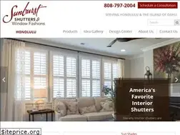 Sites similar to sunburstshuttershonolulu.com
