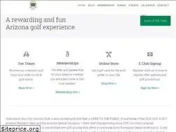 Sites similar to suncitycountryclub.org