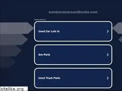 Sites similar to sundancecarsandtrucks.com