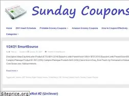 Sites similar to sunday-coupons.net