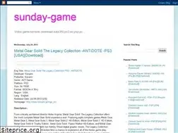 Sites similar to sunday-game.blogspot.com