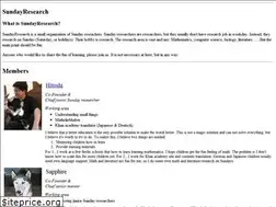 Sites similar to sundayresearch.eu