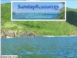 Sites similar to sundayresources.net