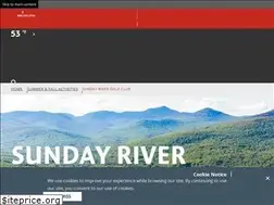 Sites similar to sundayrivercountryclub.com