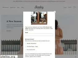 Sites similar to sundaysupplyco.com
