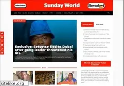 Sites similar to sundayworld.co.za