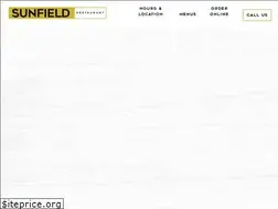 Sites similar to sunfieldrestaurantil.com