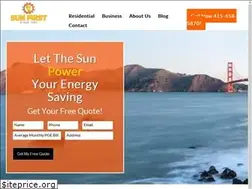 Sites similar to sunfirstsolar.com