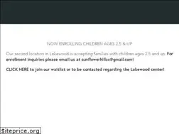 Sites similar to sunflowerhillchildcare.com