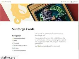 Sites similar to sunforgecards.com
