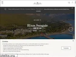 Sites similar to sungate.rixos.com