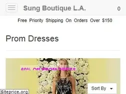 Sites similar to sungboutiquela.com